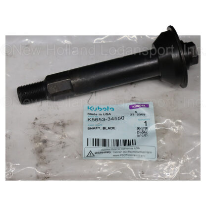 Kubota Blade Shaft Part # K5653-34550