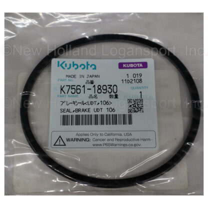Kubota Brake UDT 106 Seal Part # K7561-18930