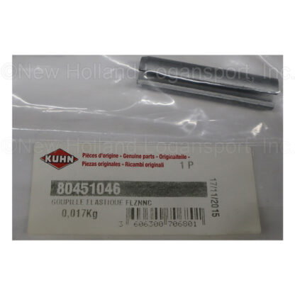 Kuhn Krause Roll Pin Part # 80451046