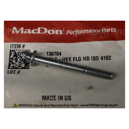 MacDon Hex Head Flange Bolt Part # 136704