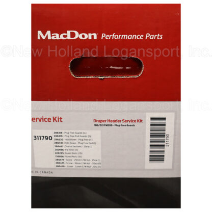 MacDon Draper Header Service Kit Part # 311790