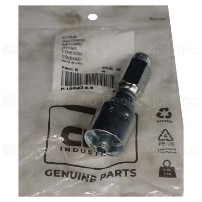 New Holland Fitting Part # P-10G43-6-6