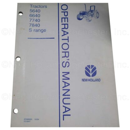 New Holland Operators Manual Part # 42564031