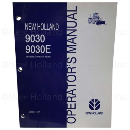 New Holland Operators Manual Part # 42903013