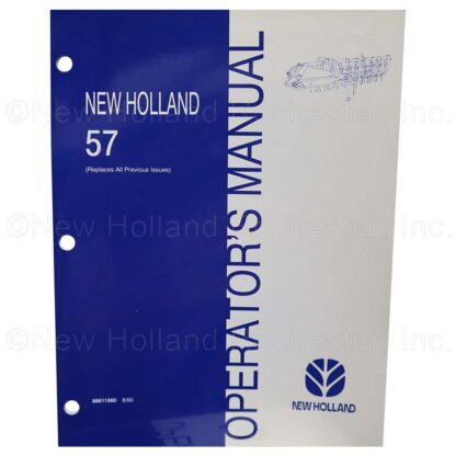 New Holland 57 Operators Manual Part # 86611560