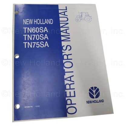 New Holland Operators Manual Part # 87036778