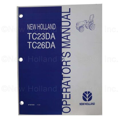 New Holland Operators Manual Part # 87307204