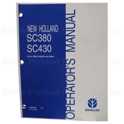New Holland Operators Manual Part # 87367198