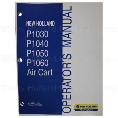 New Holland Air Cart Operators Manual Part # 87478737