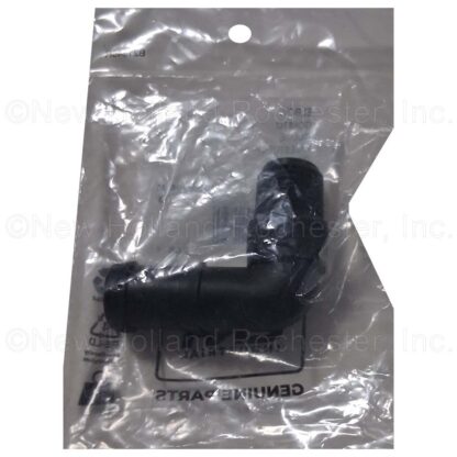 New Holland 1/2'' Male Thread x 3/4'' 90 Degree Hose Barb Elbow Part # 07.10296