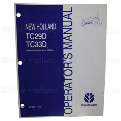 New Holland Operators Manual Part # 87016364