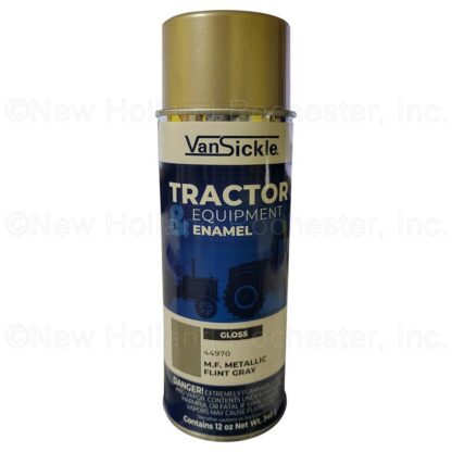 Heavy-Duty Industrial Enamel Metallic MF Flint Gray Spray Paint Part # TP320SP