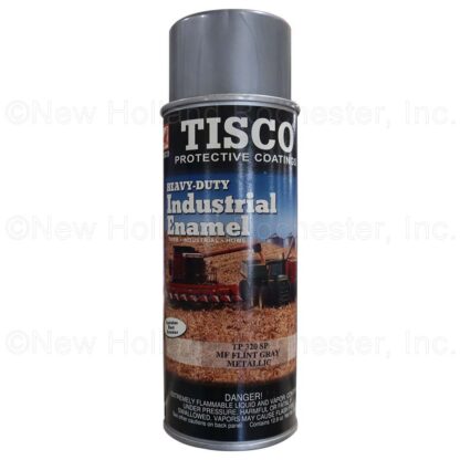 Heavy-Duty Industrial Enamel Metallic MF Flint Gray Spray Paint Part # TP320SP