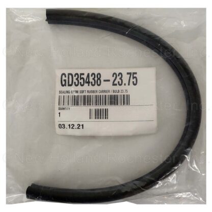 Kinze Sealing EPDM Soft Rubber Carrier / Bulb 23.75" Part # GD35438-23.75