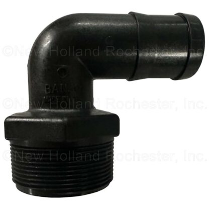 New Holland 2" Male Thread x 1-1/2" 90-Deg Hose Barb Fitting Part # 07.26778