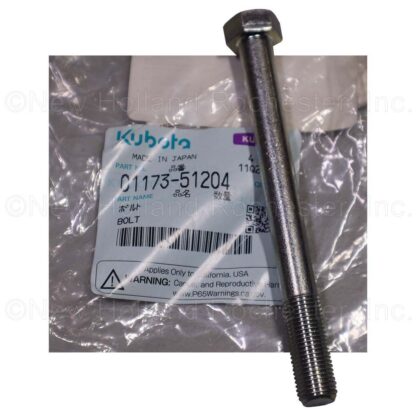 Kubota Bolt Part # 01173-51204