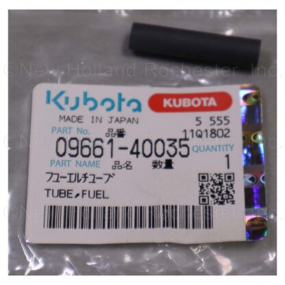 Kubota Fuel Tube Part # 09661-40035