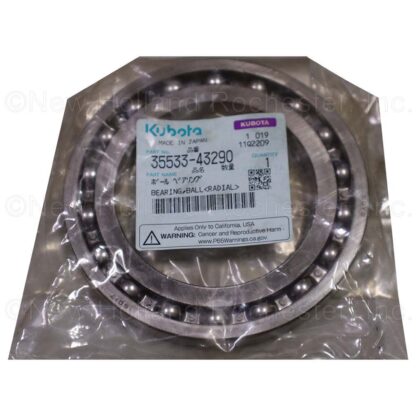 Kubota Ball Bearing Part # 35533-43290
