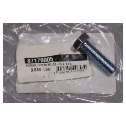 Kuhn Krause .38-16 x 1.25 Hex Head Screw Part # 87170005