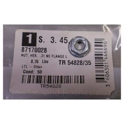 Kuhn Krause .31 Flange Hex Nut Part # 87170028