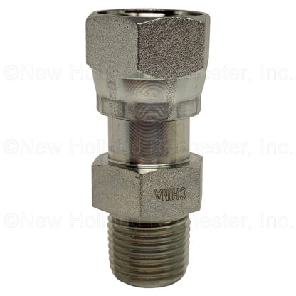 1" ORFS Swivel X 1/2 MPT Flat Face Adapter Part # FF-6505-10-8