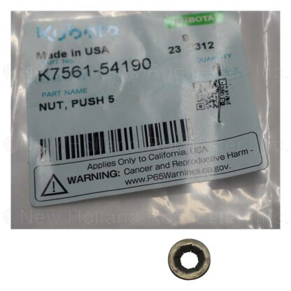 Kubota Nut Part # K7561-54190