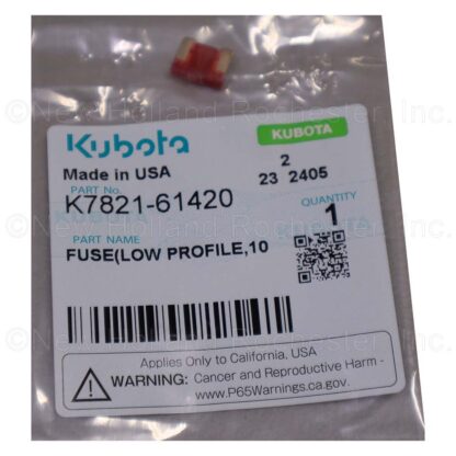 Kubota Fuse Part # k7821-61420