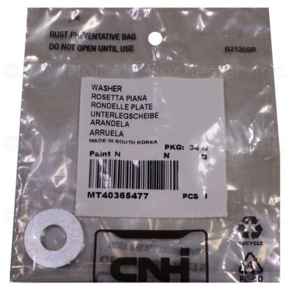 New Holland Washer Part # MT40365477