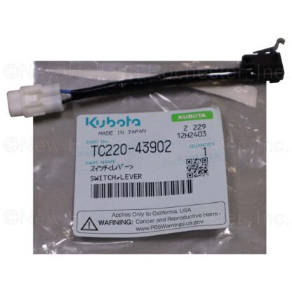 Kubota Lever Switch Part # TC220-43902