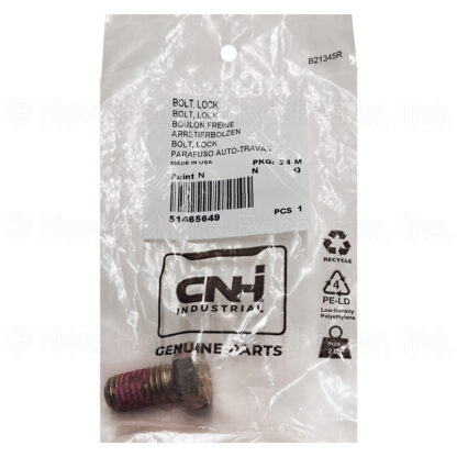 New Holland Lock Bolt Part # 51465649