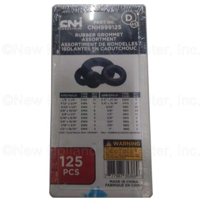New Holland Rubber Grommet Assortment Kit Part # CNH999125