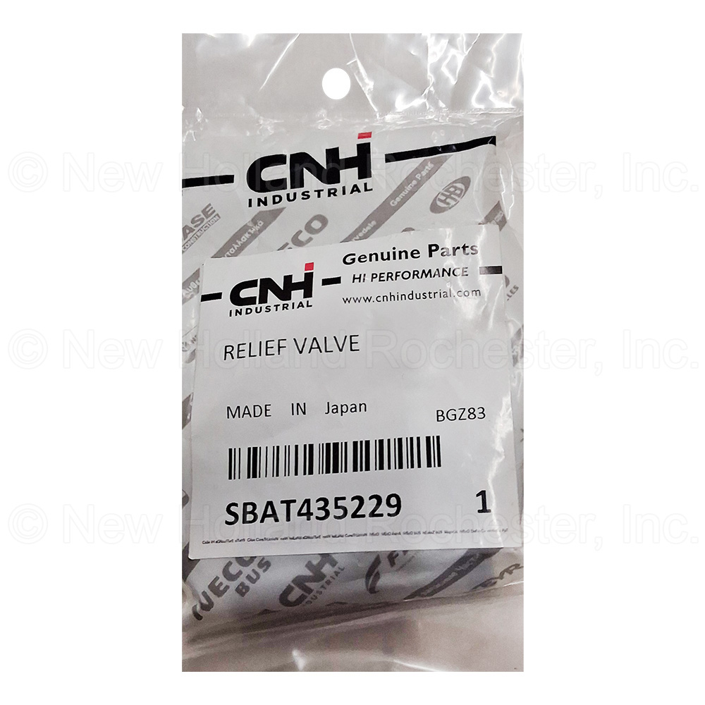 New Holland Pressure Valve Part # SBAT435229 - Image 2