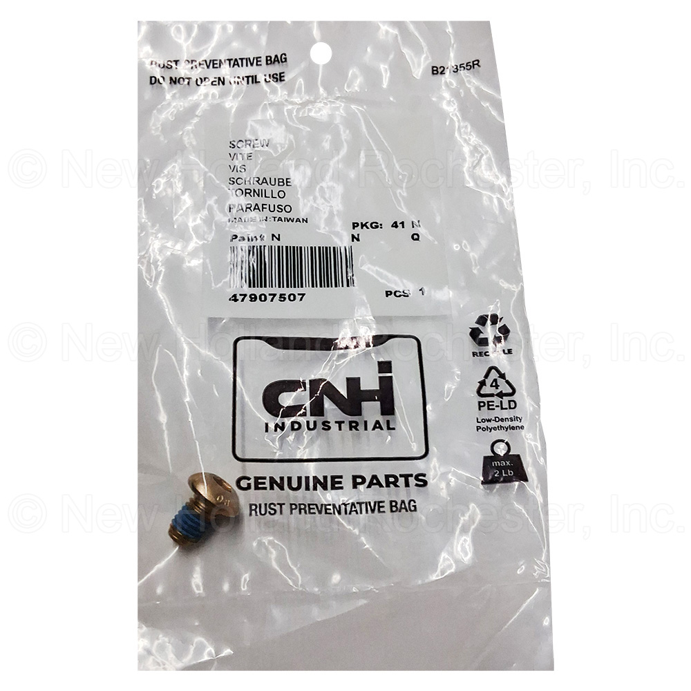 New Holland Screw Part # 47907507
