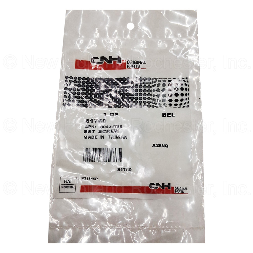 New Holland Set Screw Part # 81760