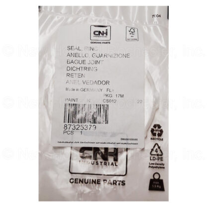 New Holland Seal Ring Part # 87325379