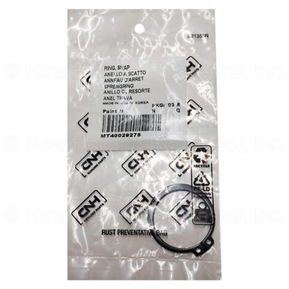 New Holland Snap Ring Part # MT40029275