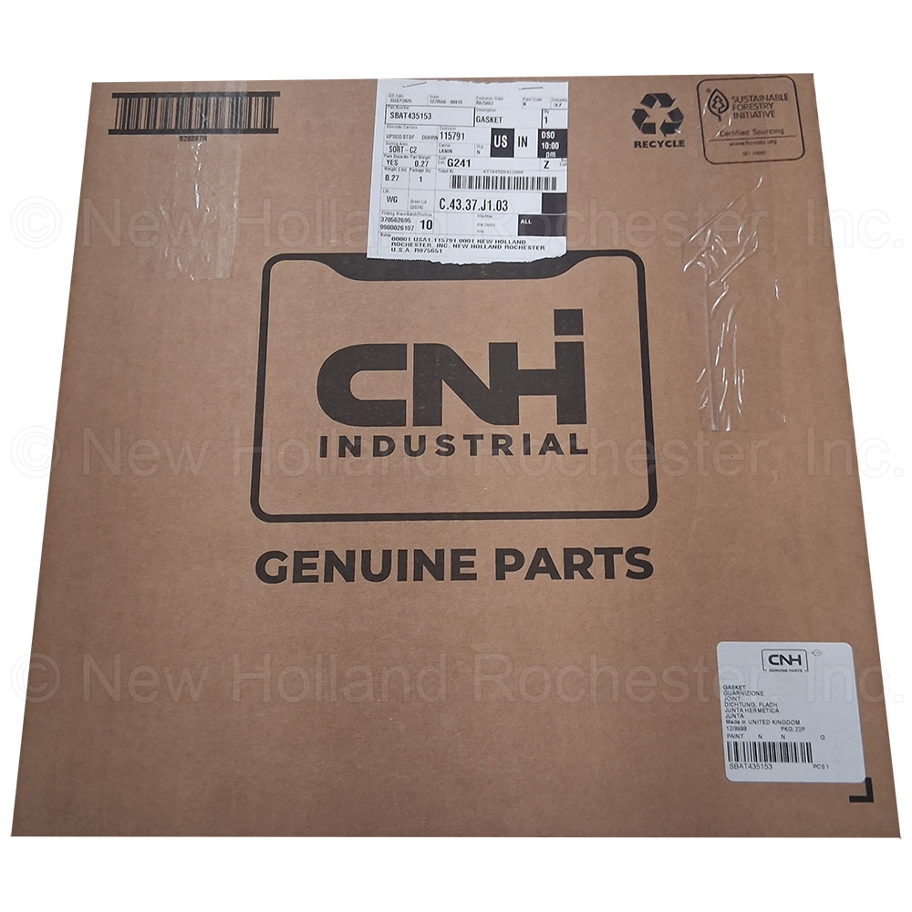 New Holland Gasket Part # SBAT435153