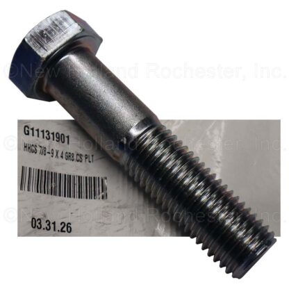 Kinze 7/8"-9 x 4" GR5 Hex Screw Part # G11131901