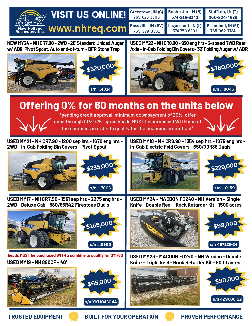 Combine flyer