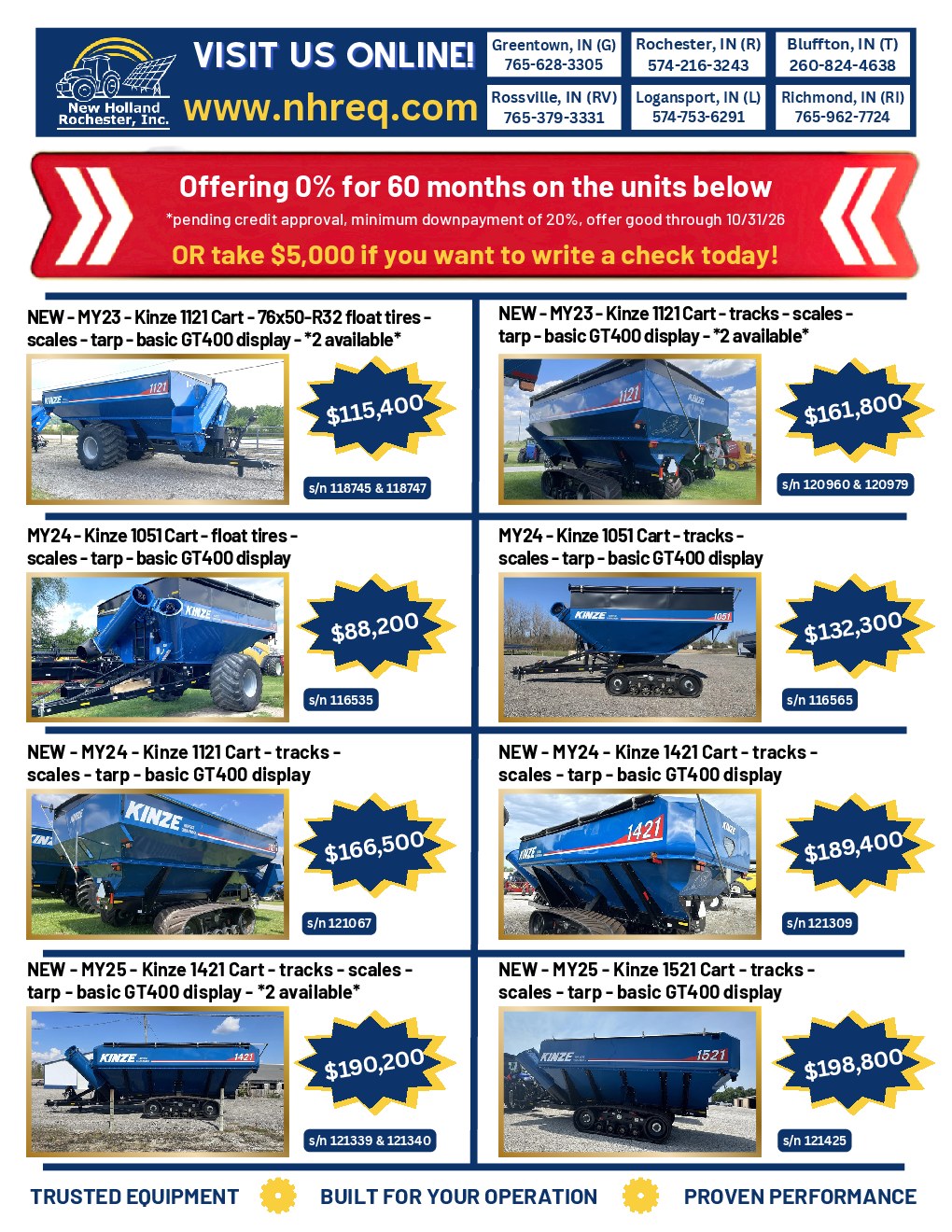 Grain Cart flyer
