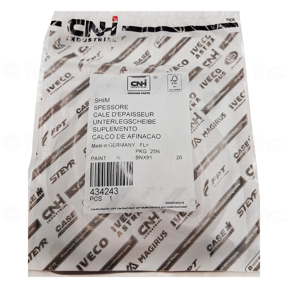 New Holland Shim Part # 434243