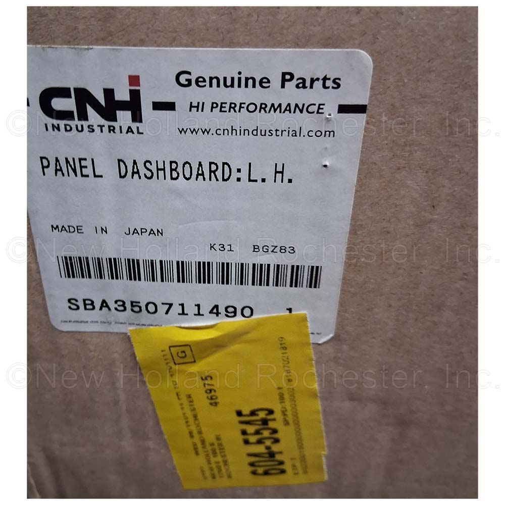 New Holland Dash Panel Part # SBA350711490