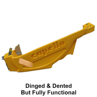 Poly Folding Fender Left Hand, CLAAS Yellow Dinged & Dented To Fit Capello Part # WN-01116900-CE
