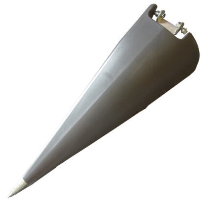 Poly Fender Snout Right Hand Gray 20 Inch or 22 Inch Spacing To Fit Capello Part # WN-01185500-H