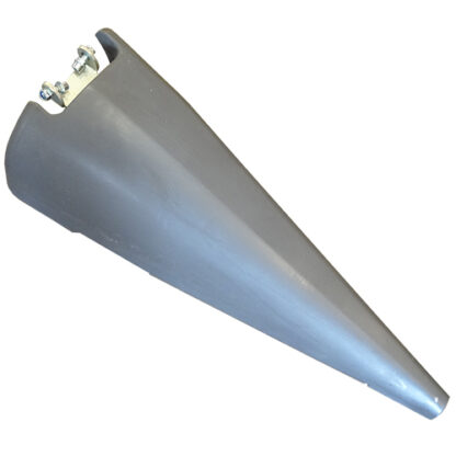Poly Fender Snout Left Hand Gray 20 and 22 Inch Spacing To Fit Capello Part # WN-01185600-H