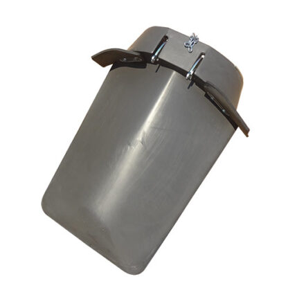 Poly Wing Hood Left Hand Folding Gray 30 Inch Spacing To Fit Capello Part # WN-01277500-H