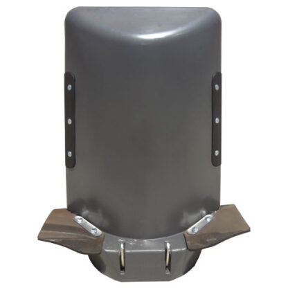 Poly Center Hood Gray 30 Inch Spacing with Wear Strips To Fit Capello Part # WN-01380000