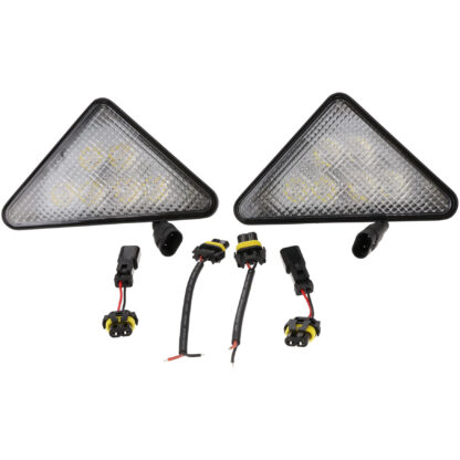 Triangle Headlights, RH & LH To Fit Bobcat Part # WN-LEDBOBCAT