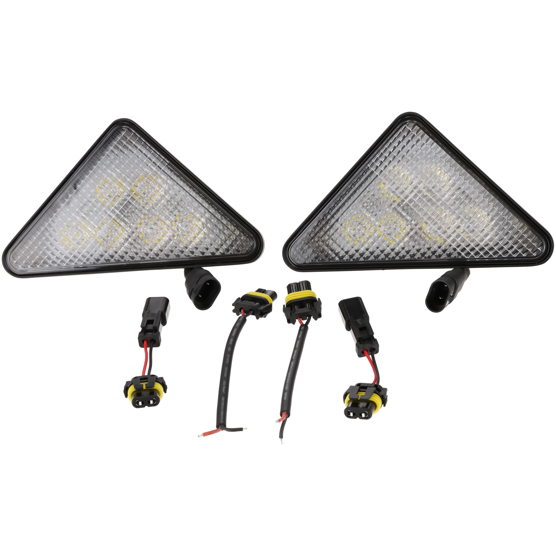 Triangle Headlights, RH & LH To Fit Bobcat Part # WN-LEDBOBCAT