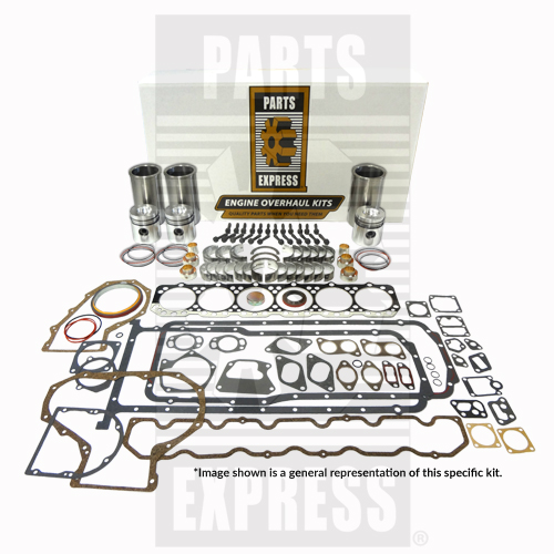 Major Overhaul Kit, 3-152D, ESN earlier than 154765, O-Rings on Liner To Fit John Deere Part # WN-PRK281